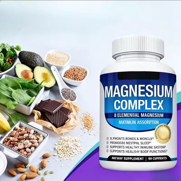 Magnesium Complex Supplement – Magnesium Mineral Support Capsules